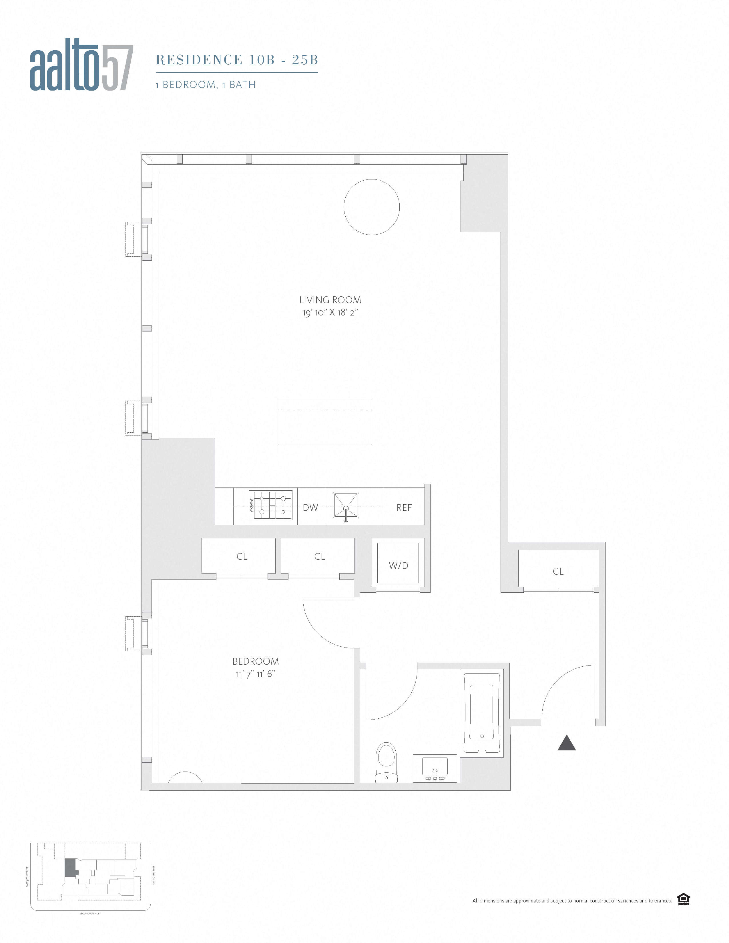 Apartment 15B floorplan